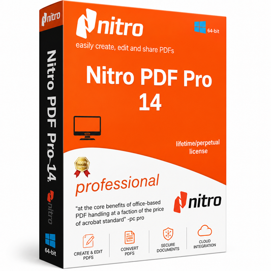 Nitro PDF Pro 14 – Professional PDF Editor, Converter & eSign Software | Instant Download